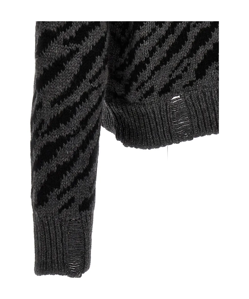 Striped Knit Sweater