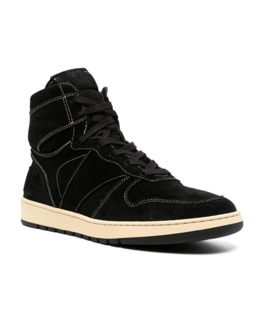 Rhecess High-Top Suede Sneakers