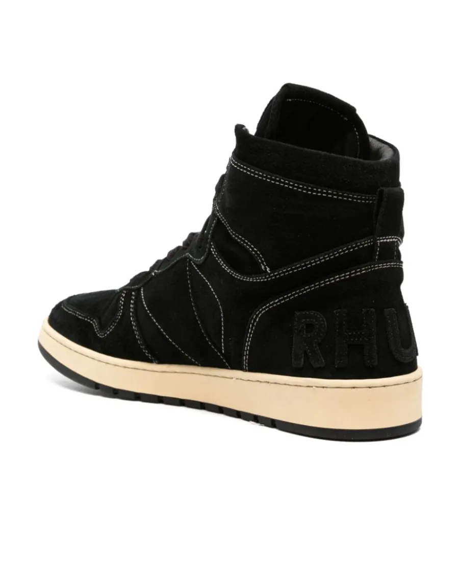 Rhecess High-Top Suede Sneakers