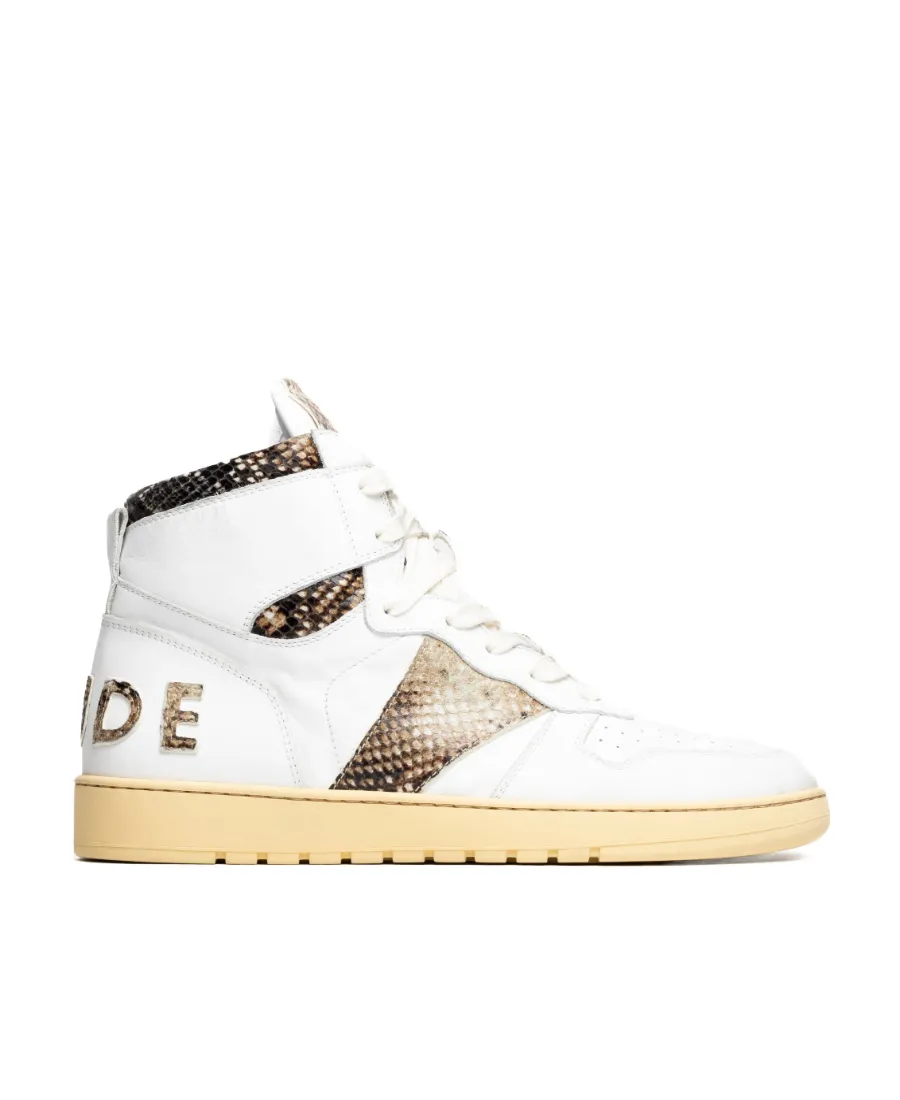 Panelled High-Top Sneakers