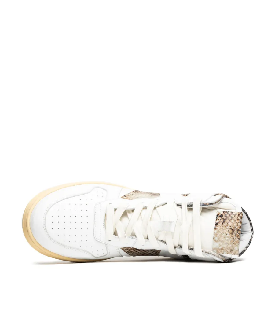 Panelled High-Top Sneakers