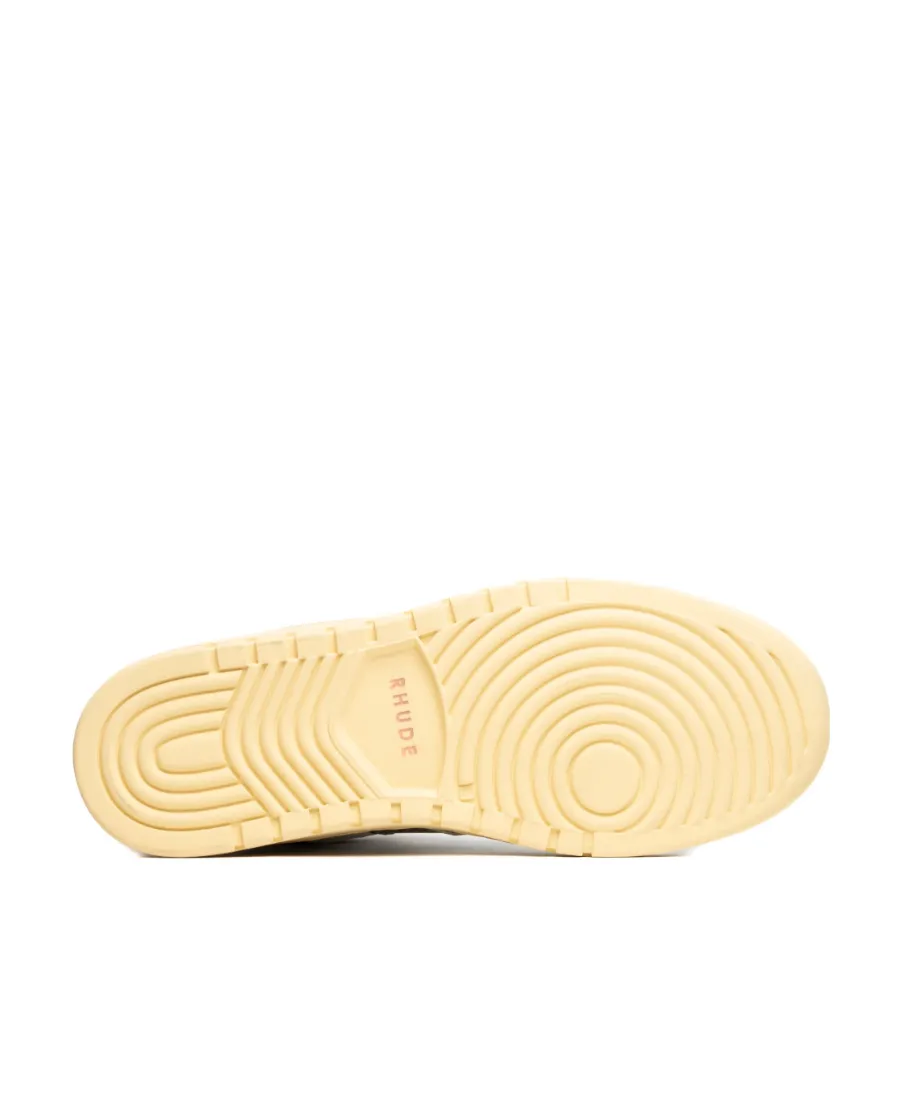 Panelled High-Top Sneakers
