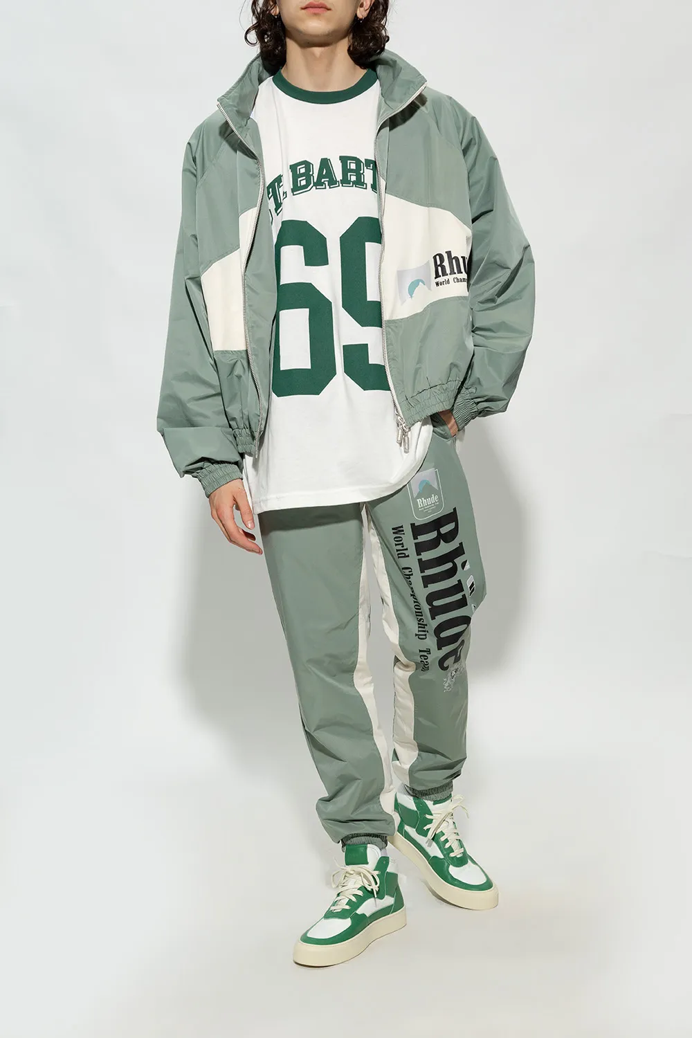 Panelled Cabriolets Hi-Top Sneakers