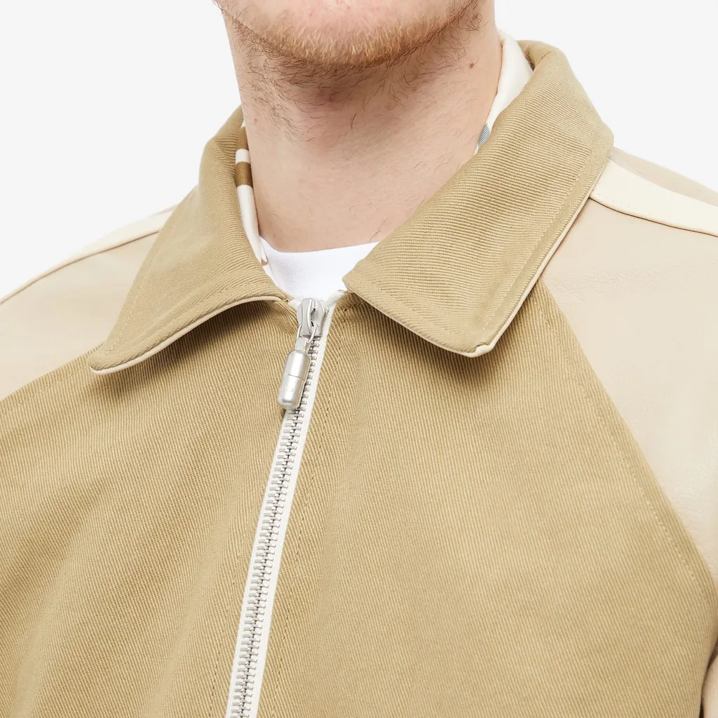 Logo Patch Twill Bomber Jacket