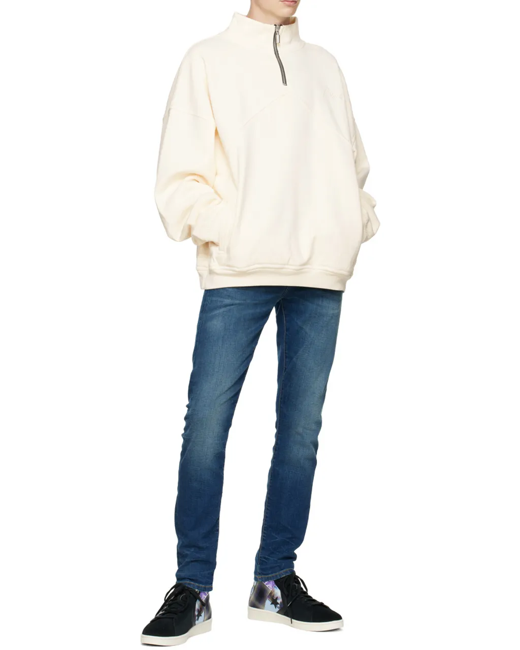 Semi-Zipper Hoodie