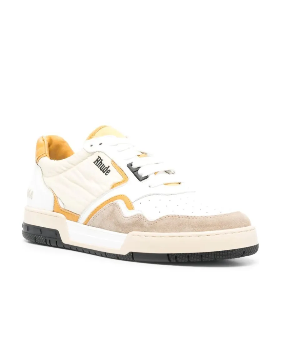 Racing Logo Embroidered Sneakers