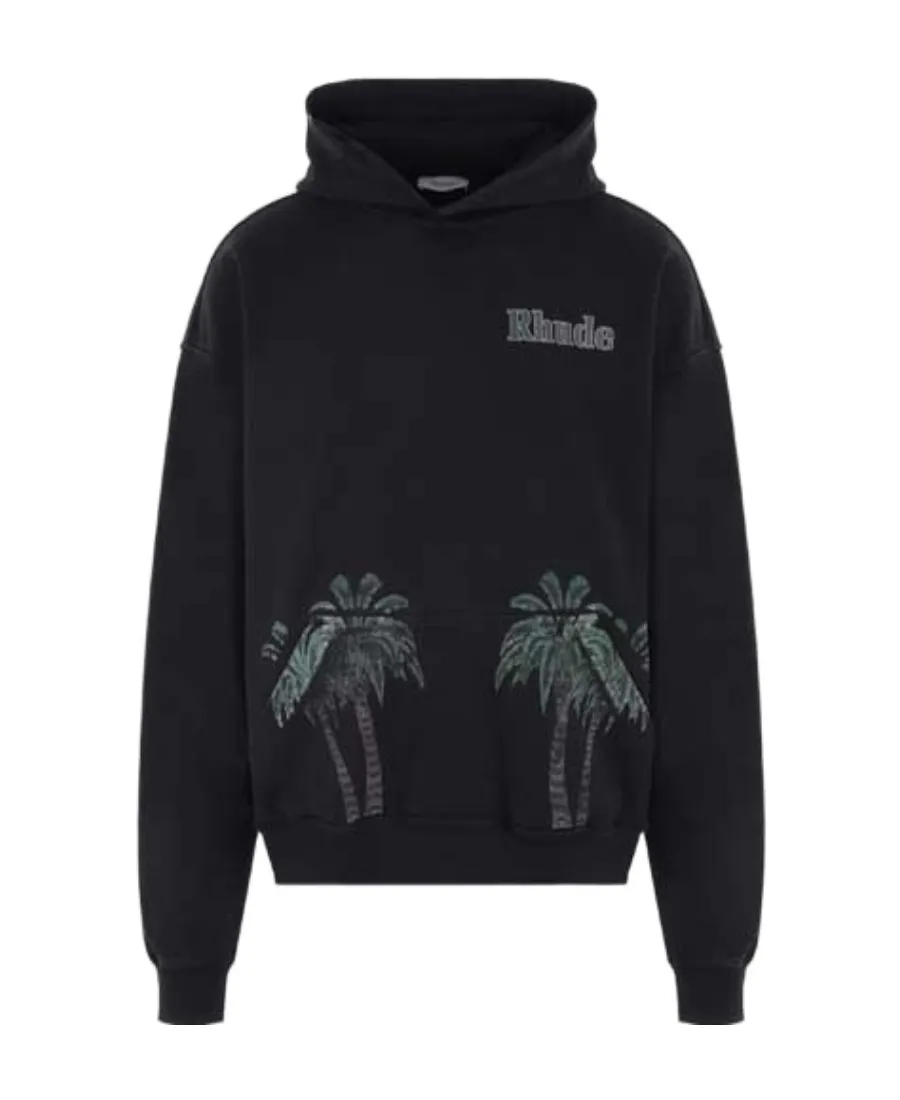 Logo-Print Long-Sleeve Hoodie