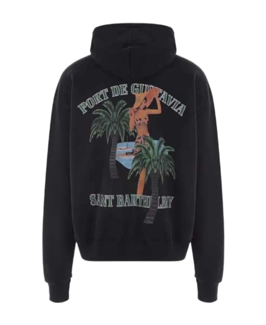 Logo-Print Long-Sleeve Hoodie