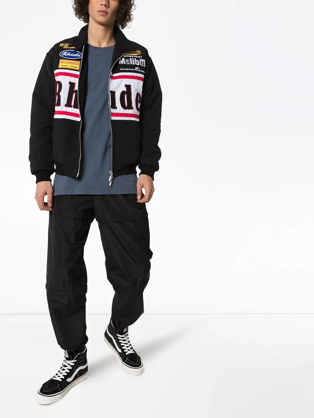 Logo Embroidered Casual Jacket