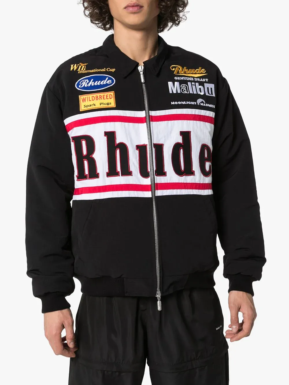 Logo Embroidered Casual Jacket