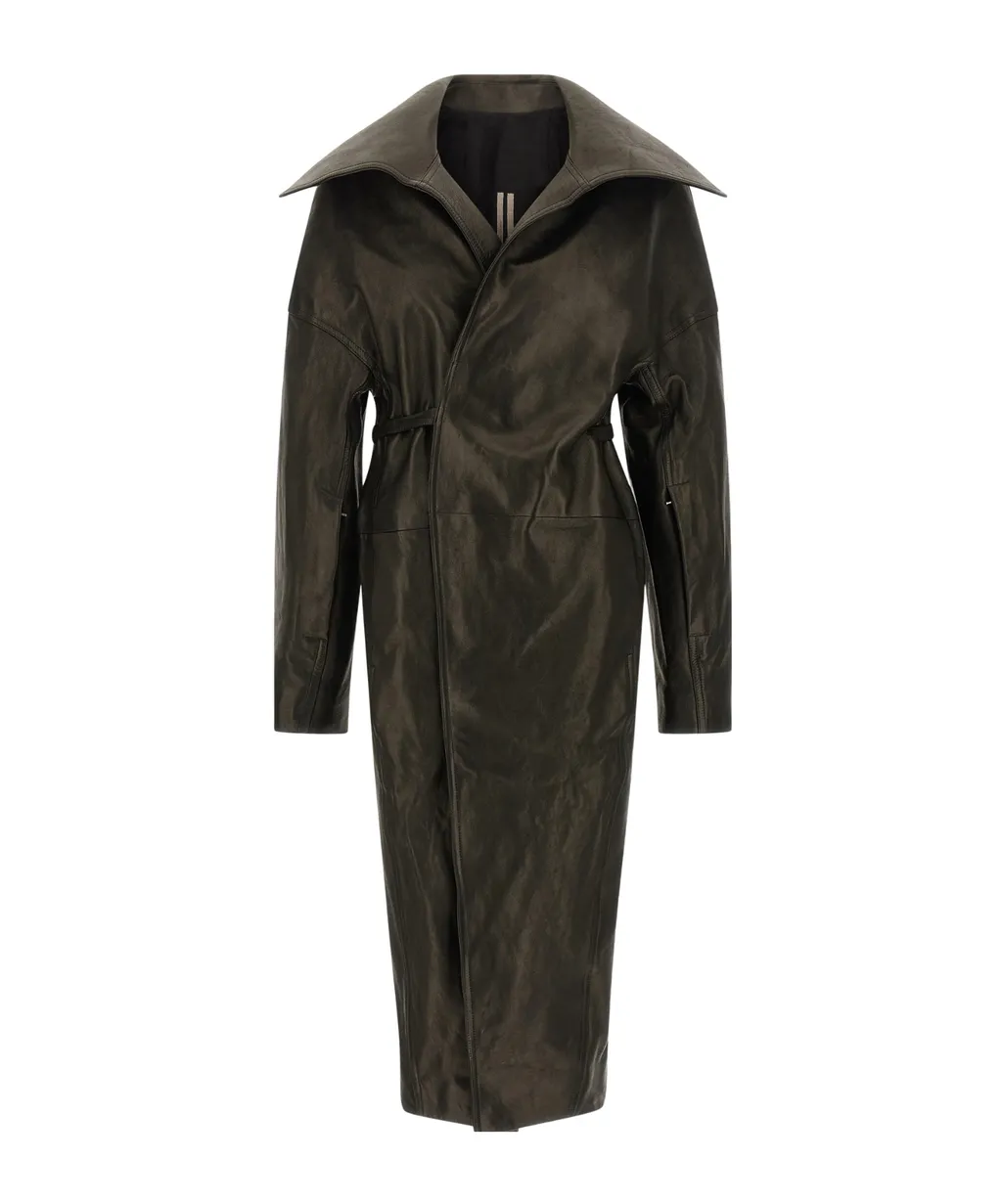 Dracucollar Belted Coat