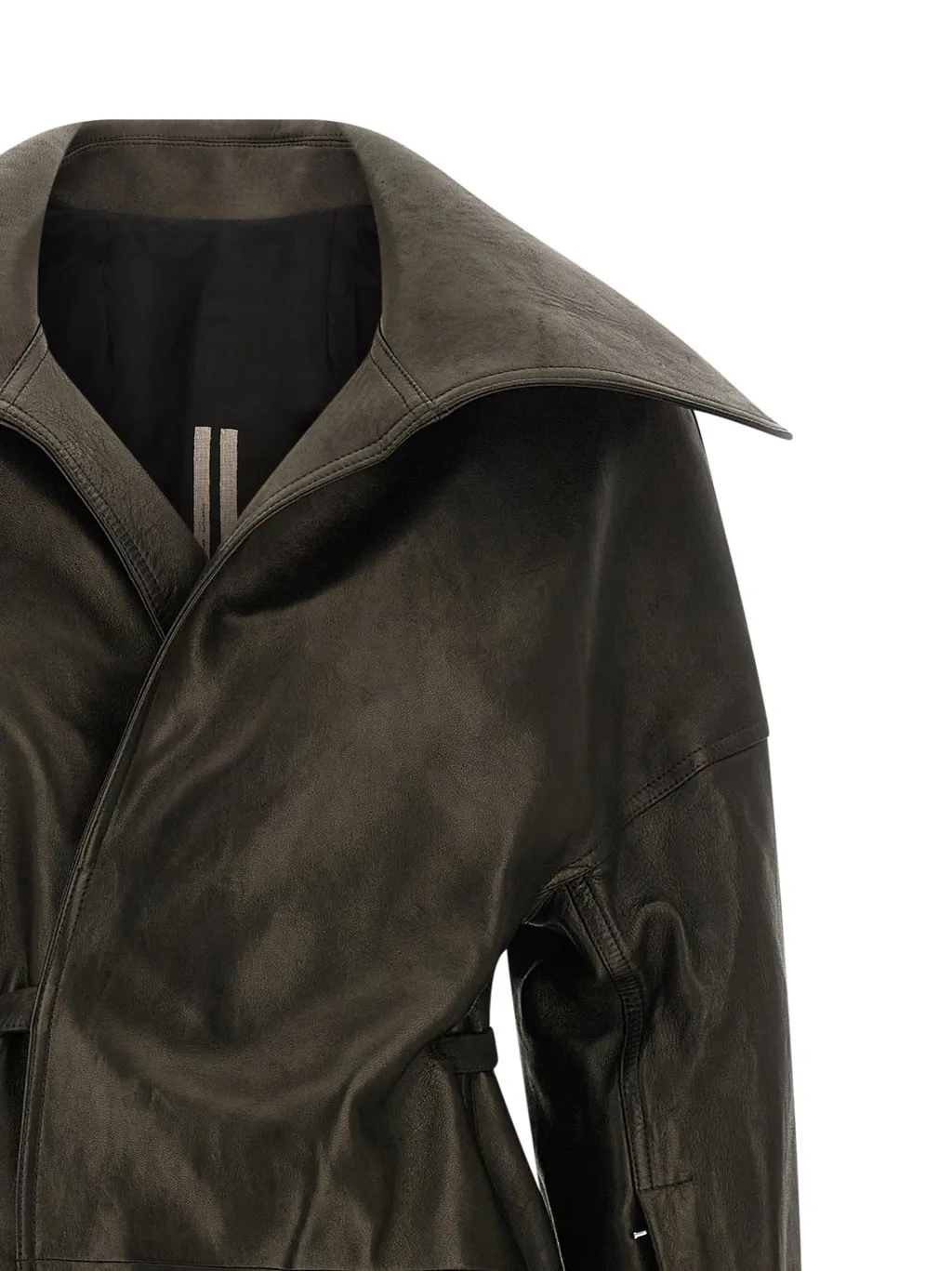 Dracucollar Belted Coat