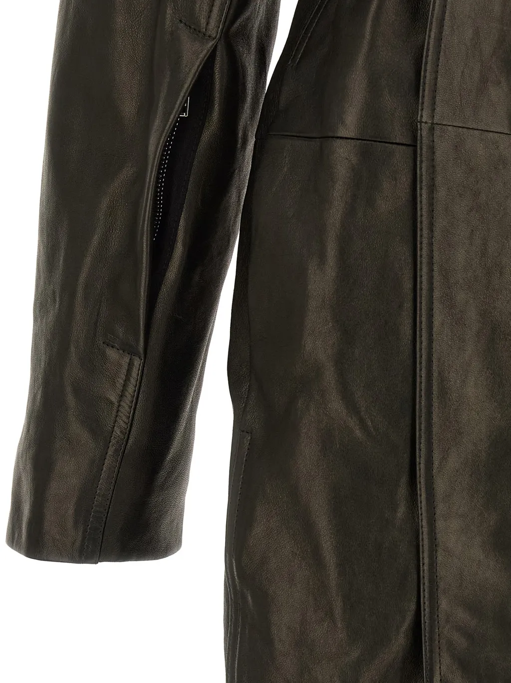 Dracucollar Belted Coat