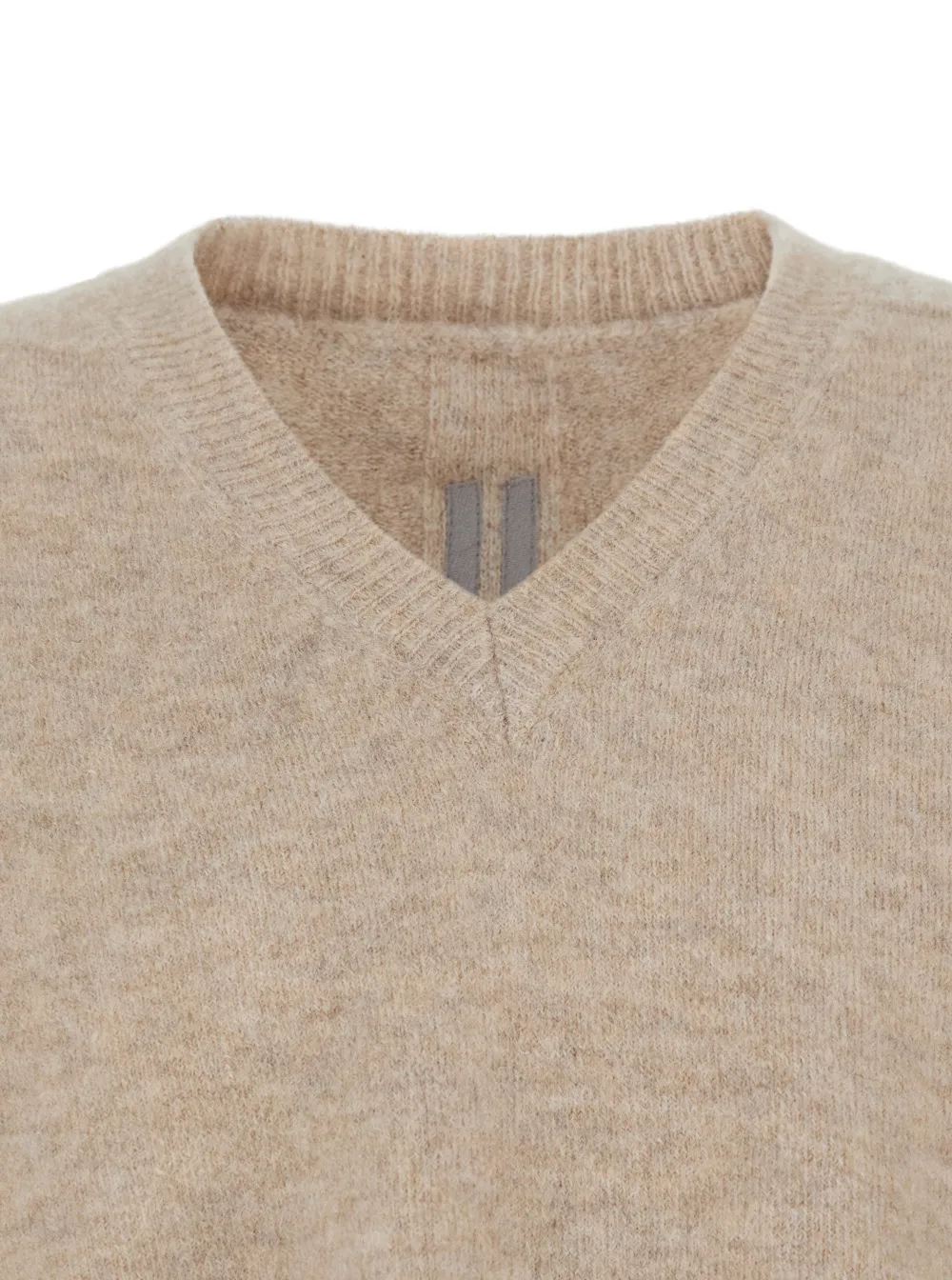 Long-Sleeved V-Neck Sweater