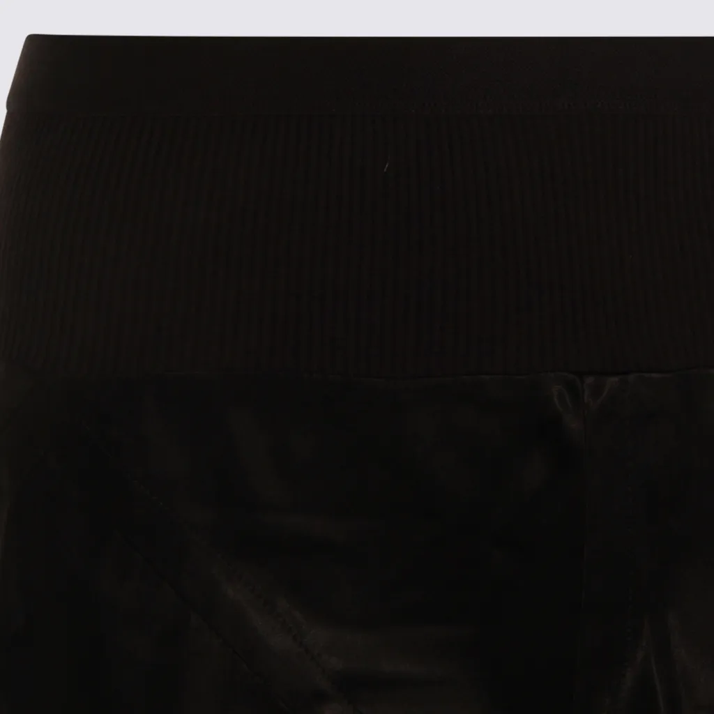 Ribbed-Waistband Trousers
