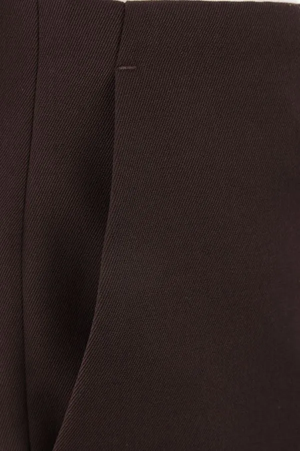Pressed-Crease Straight Trousers