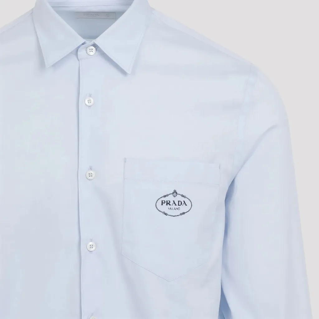 Long-Sleeved Button-Up Shirt