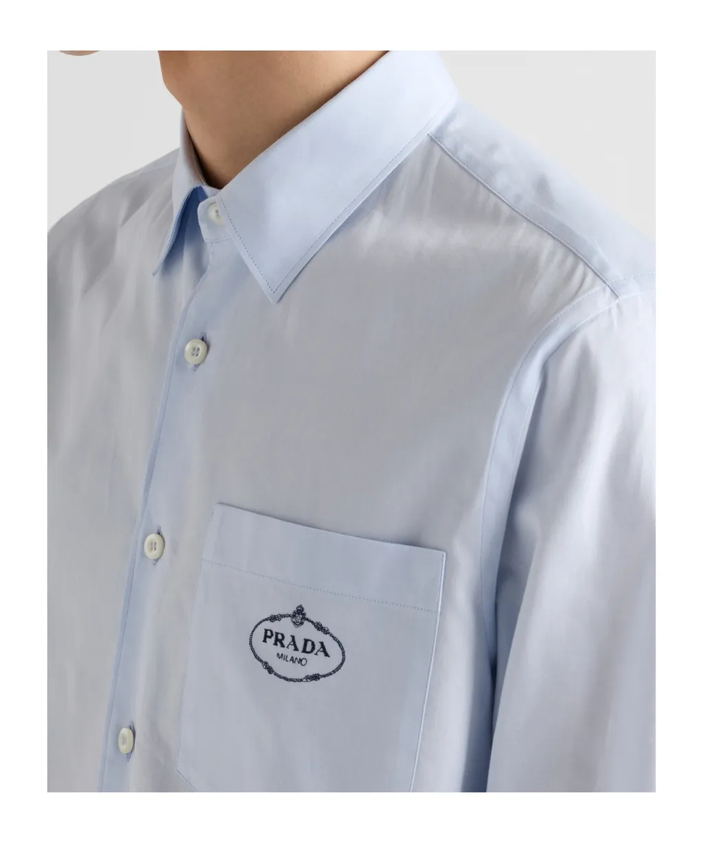 Long-Sleeved Button-Up Shirt