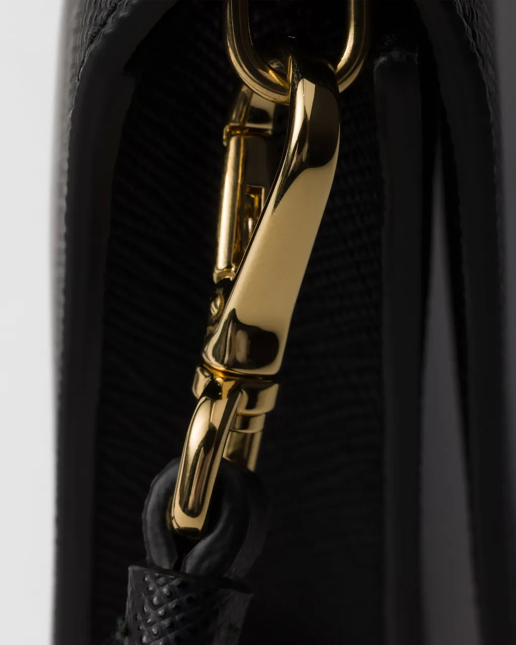 Mini Saffiano Logo Flip Shoulder Bag