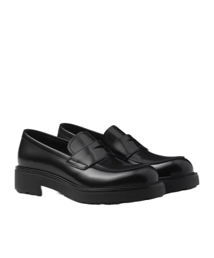 Logo Details Loafers