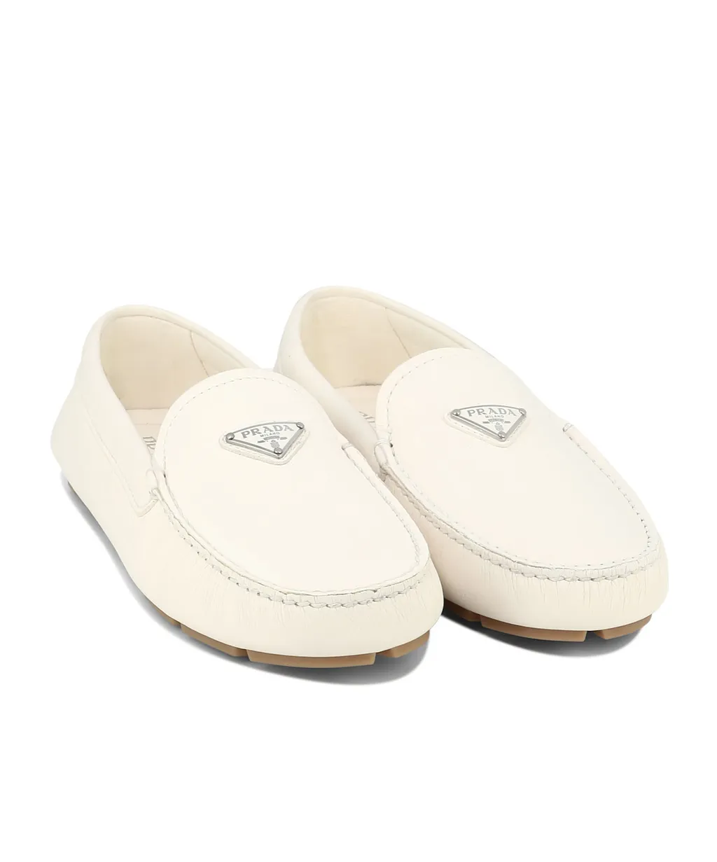 Logo Plaque Slip-On Loafers