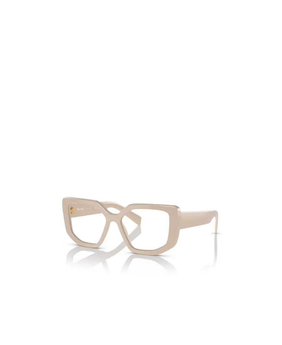 Geometric Frame Logo Glasses
