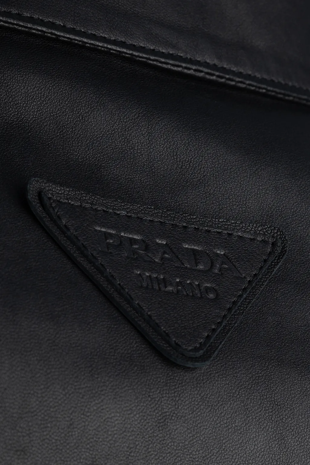 Zip-Up Leather Jacket