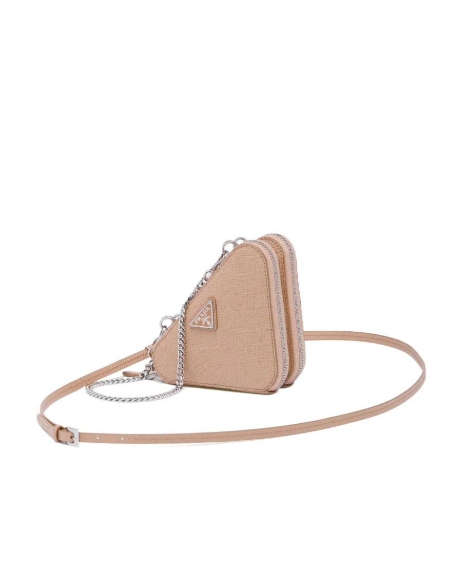 Saffiano Leather Mini Pouch