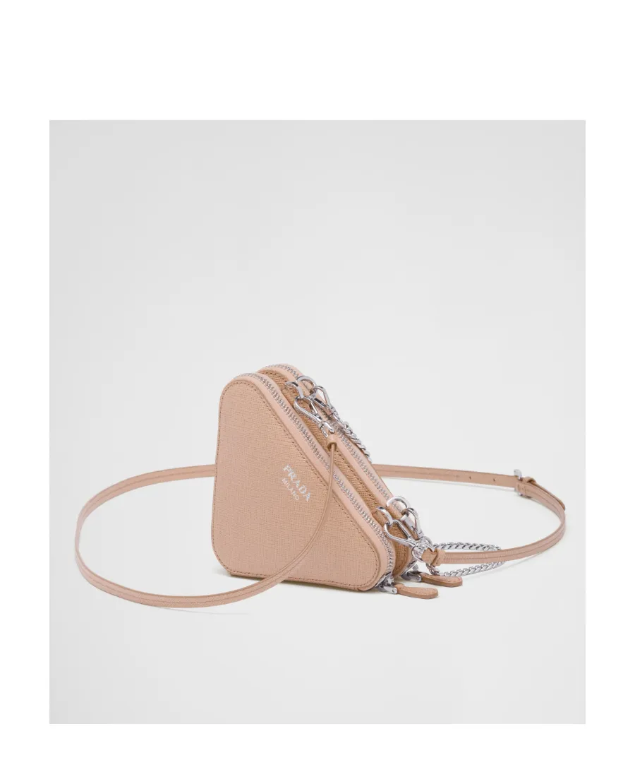 Saffiano Leather Mini Pouch
