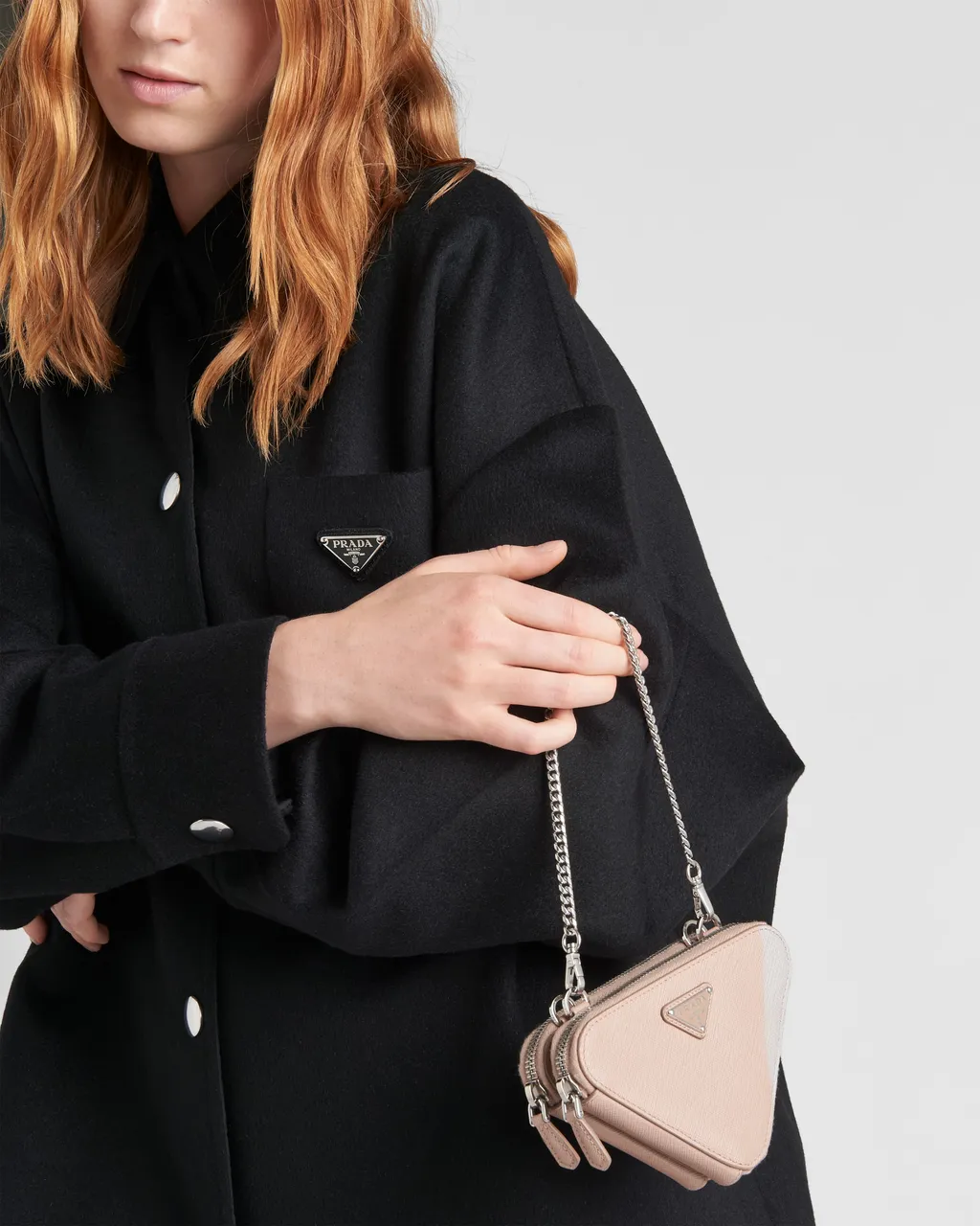 Saffiano Leather Mini Pouch
