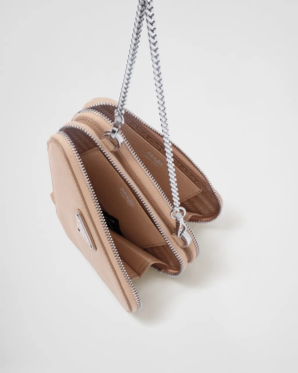 Saffiano Leather Mini Pouch