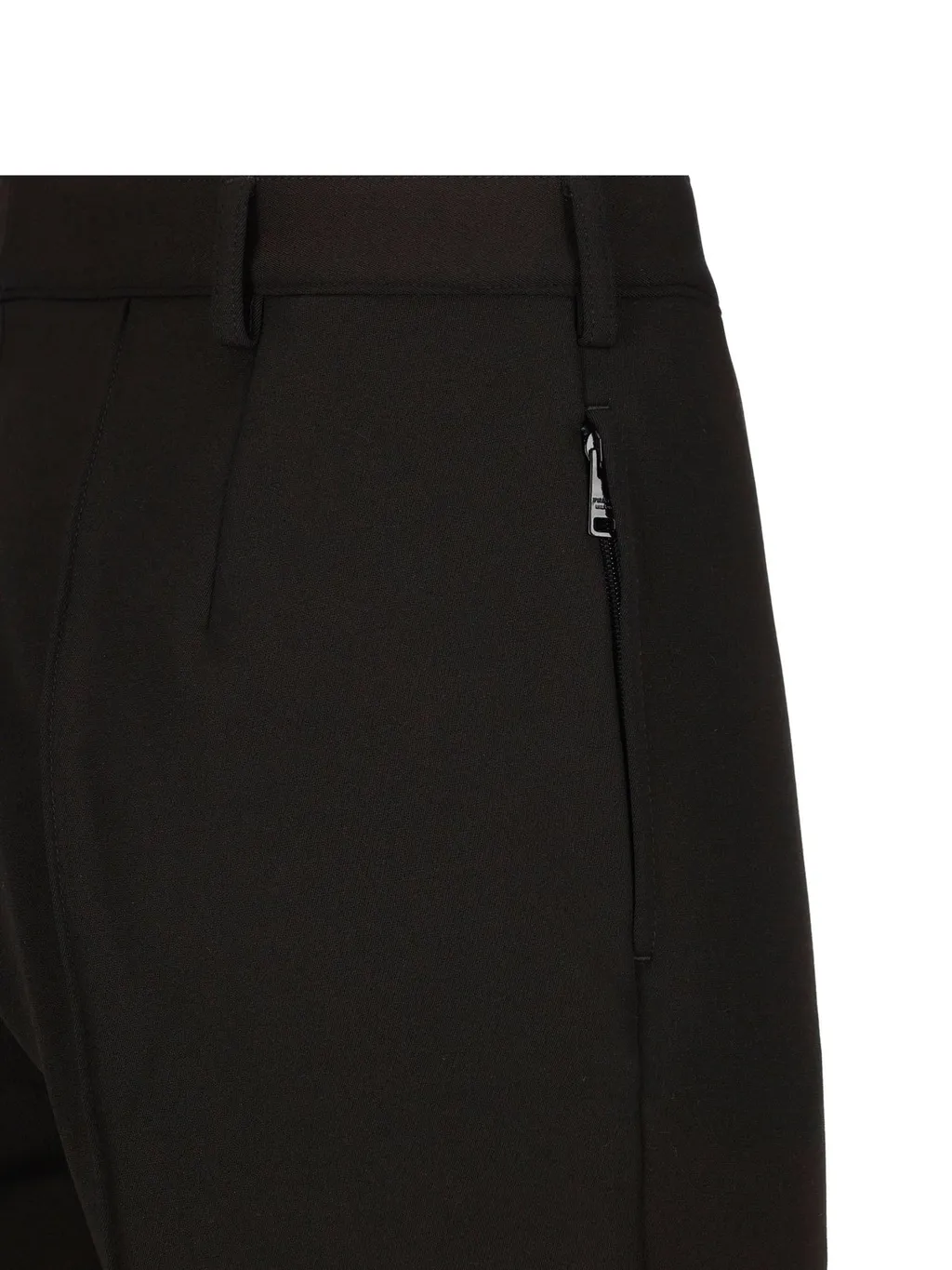Slit-Detailed Tailored Trousers