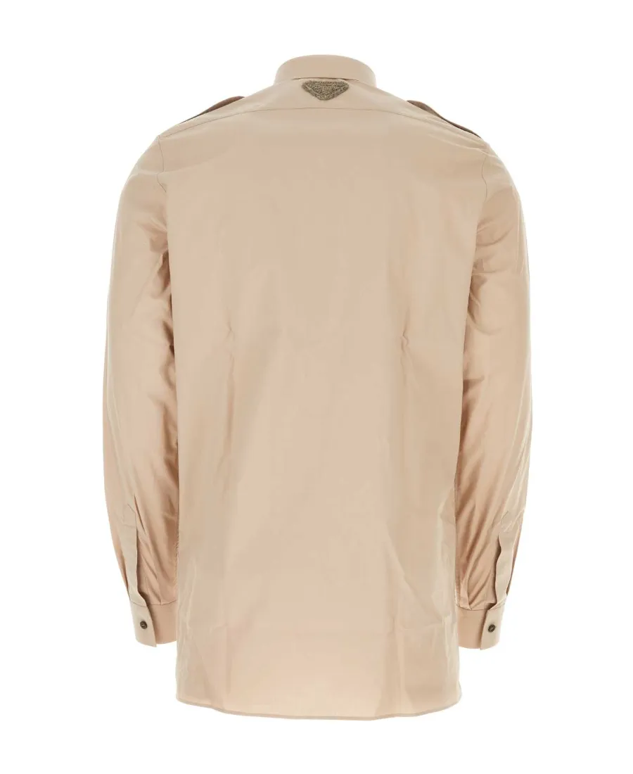 Long-Sleeved Button-Up Shirt