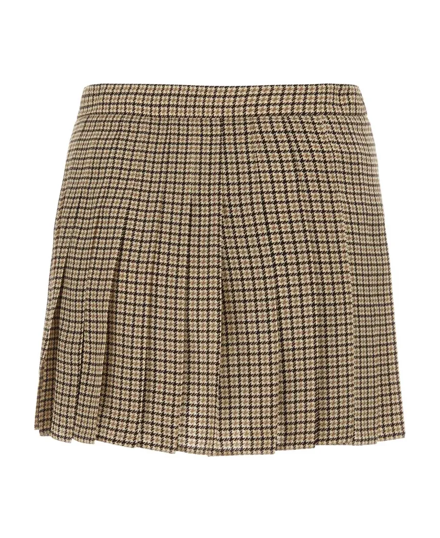 Button-Up Mini Skirt