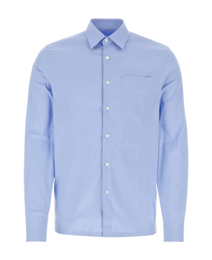 Logo Embroidered Buttoned Shirt