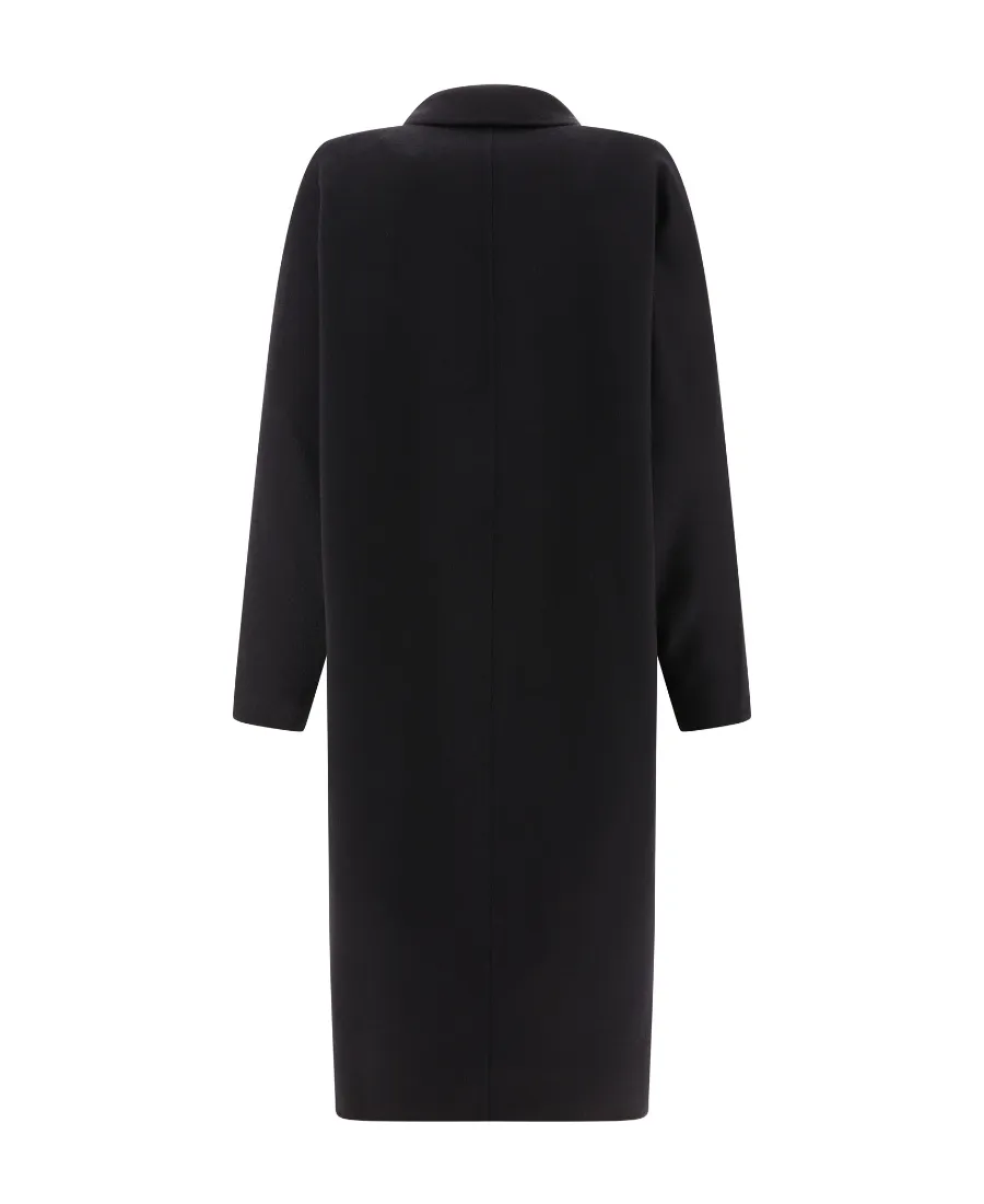 Single-Breasted Long Coat