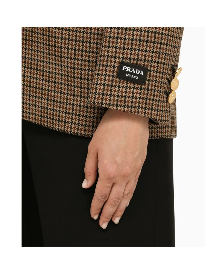 Houndstooth Suit Coat
