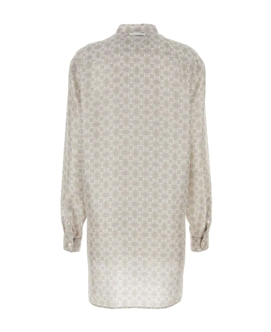Lapel Long-Sleeved Shirt Dress
