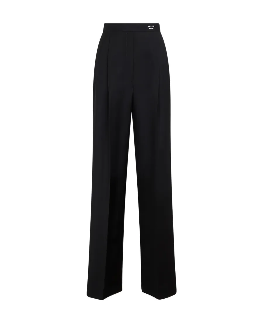 Logo-Detail Tailored Trousers