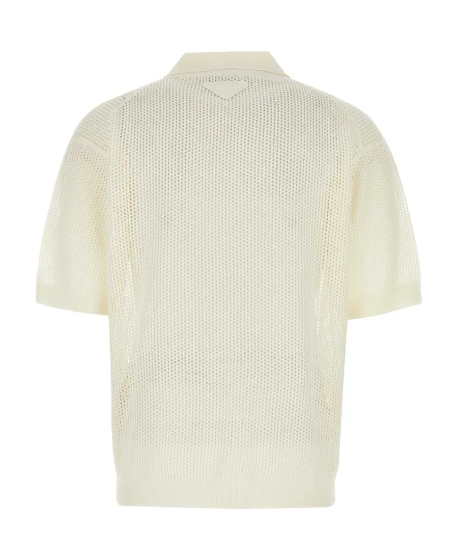 Short-Sleeved V-Neck Polo Shirt
