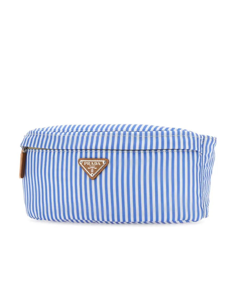 Striped Pattern Belt Bag