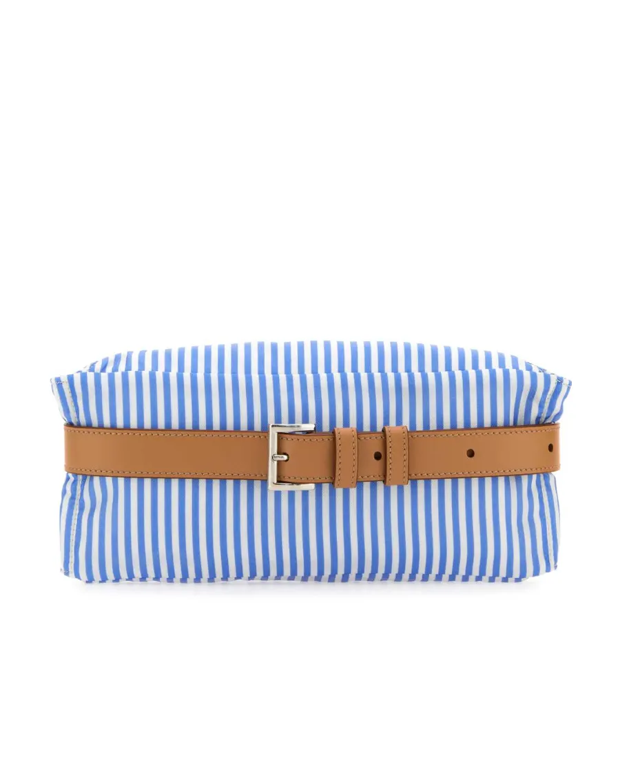 Striped Pattern Belt Bag