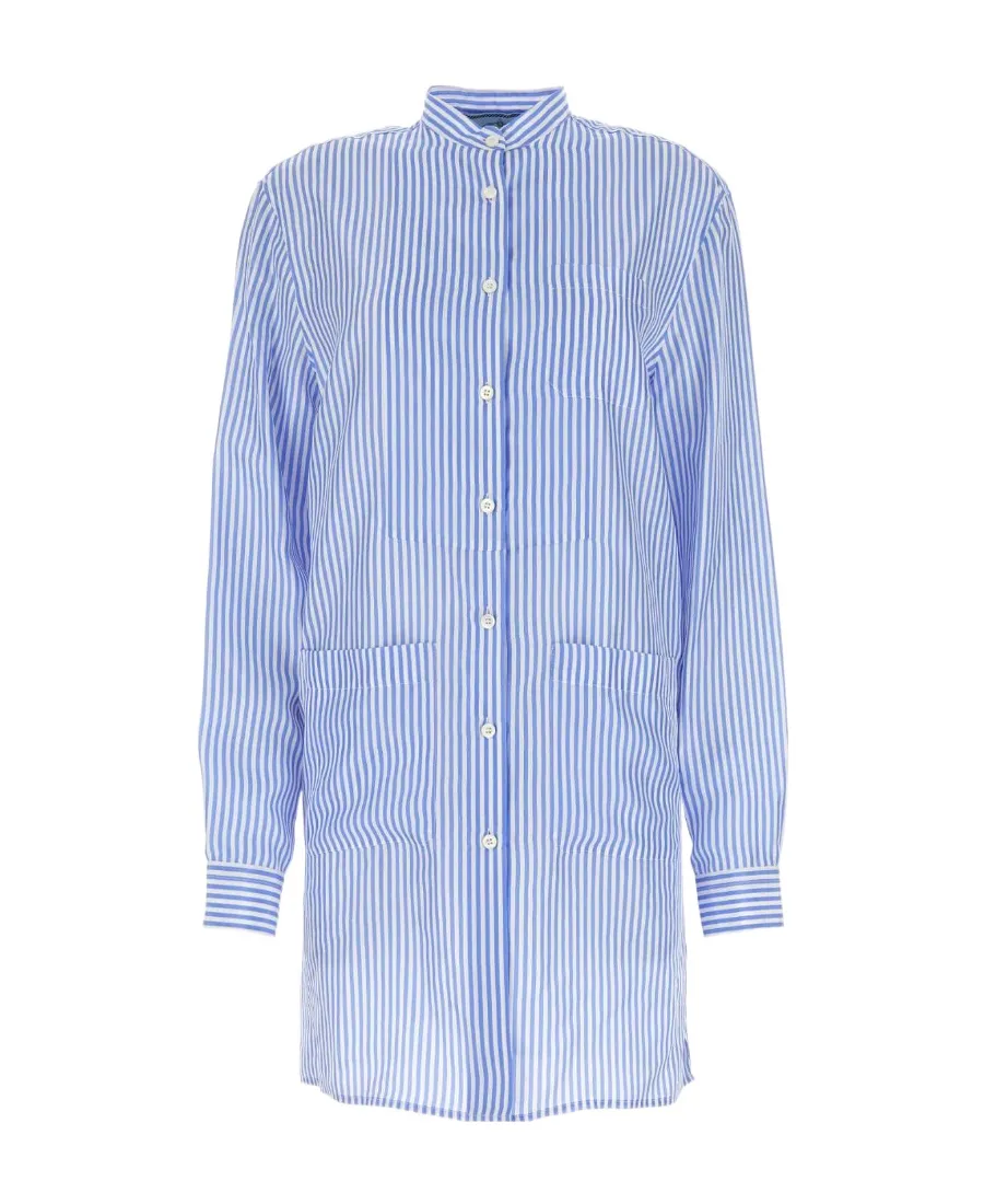 Striped Silk Shirt
