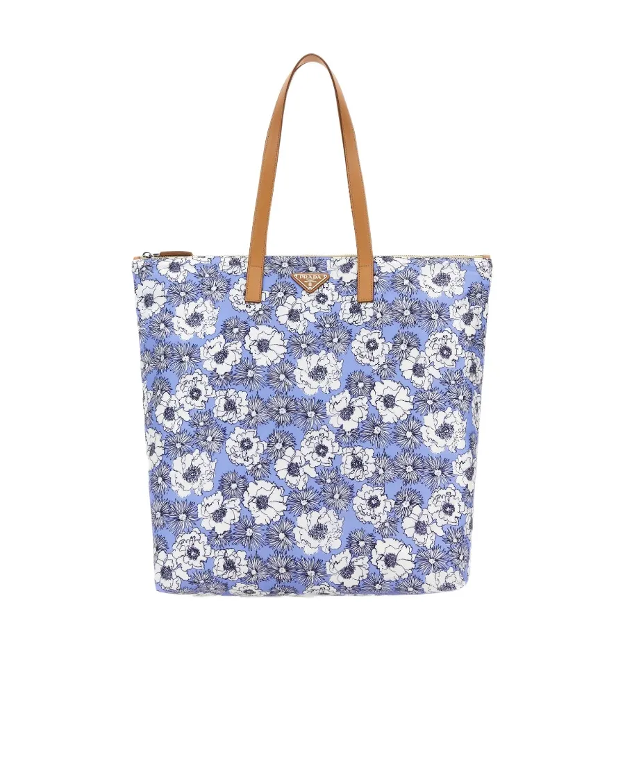 Printed Re-Nylon Tote Bag