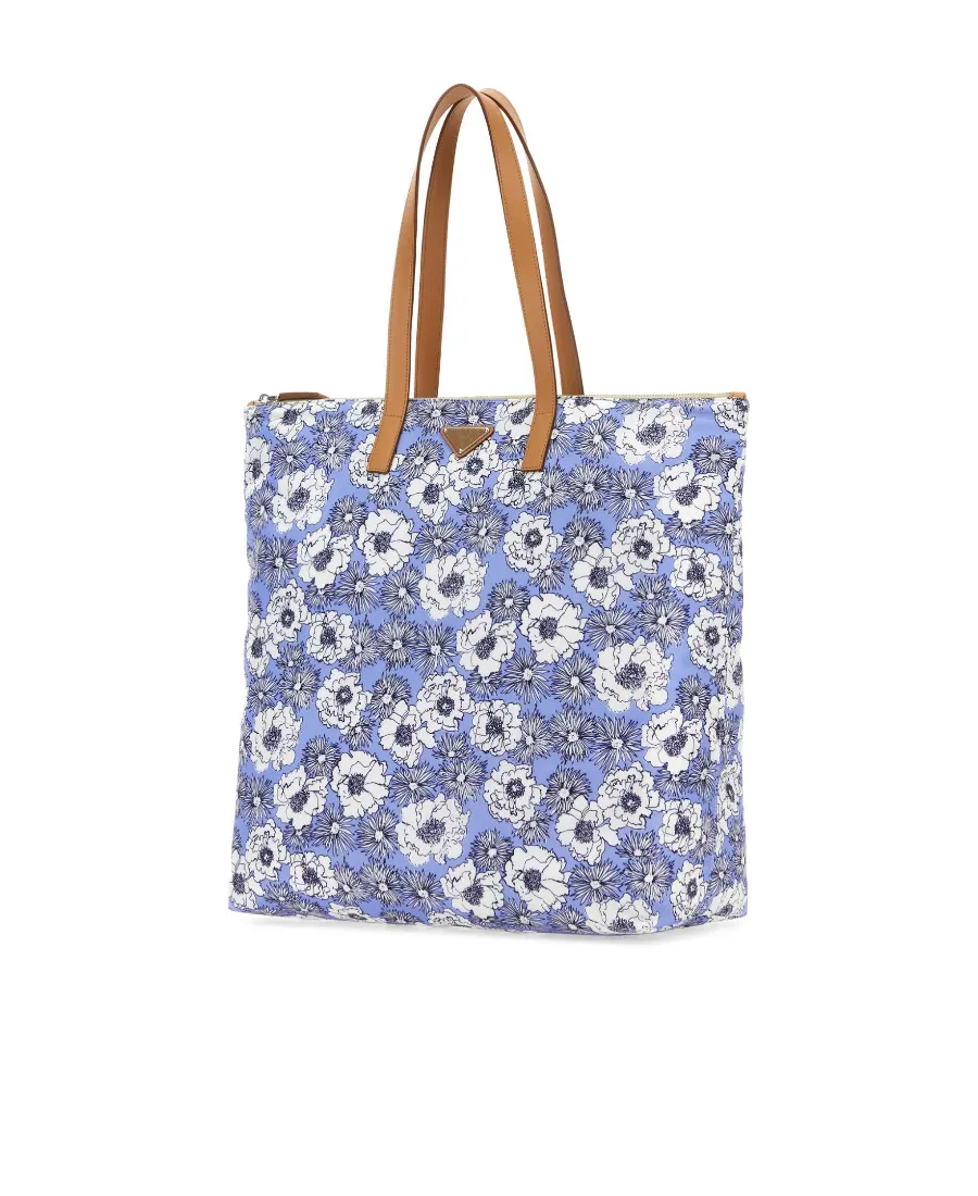 Printed Re-Nylon Tote Bag