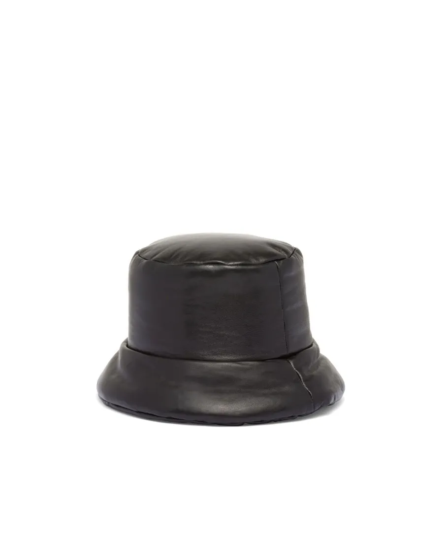 Logo-Enamelled Padded Bucket Hat