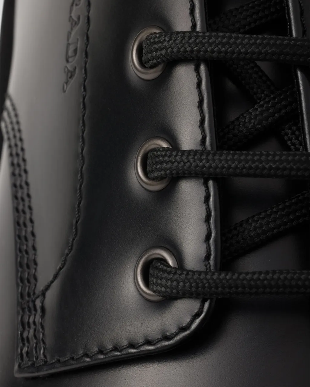 Brushed Leather Derby Shoes