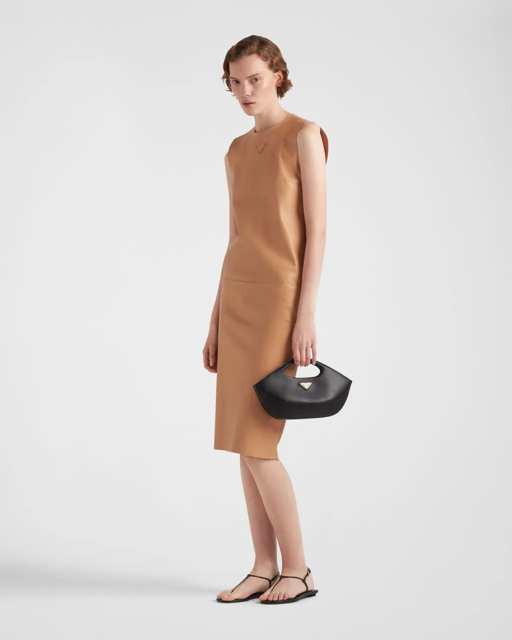 Crewneck Sleeveless Dress