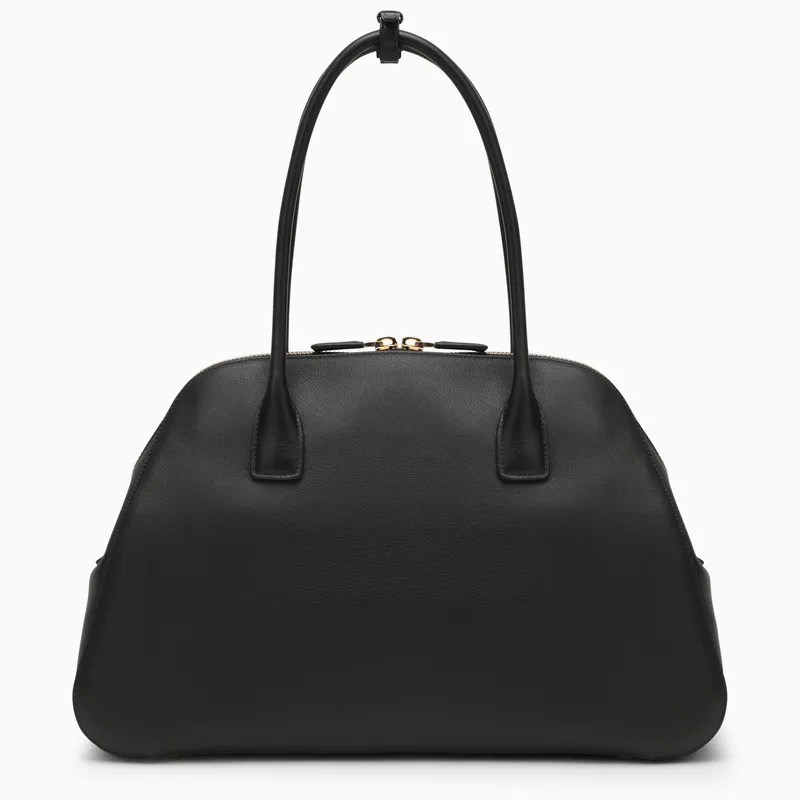 Logo Detailed Zipped Tote Bag