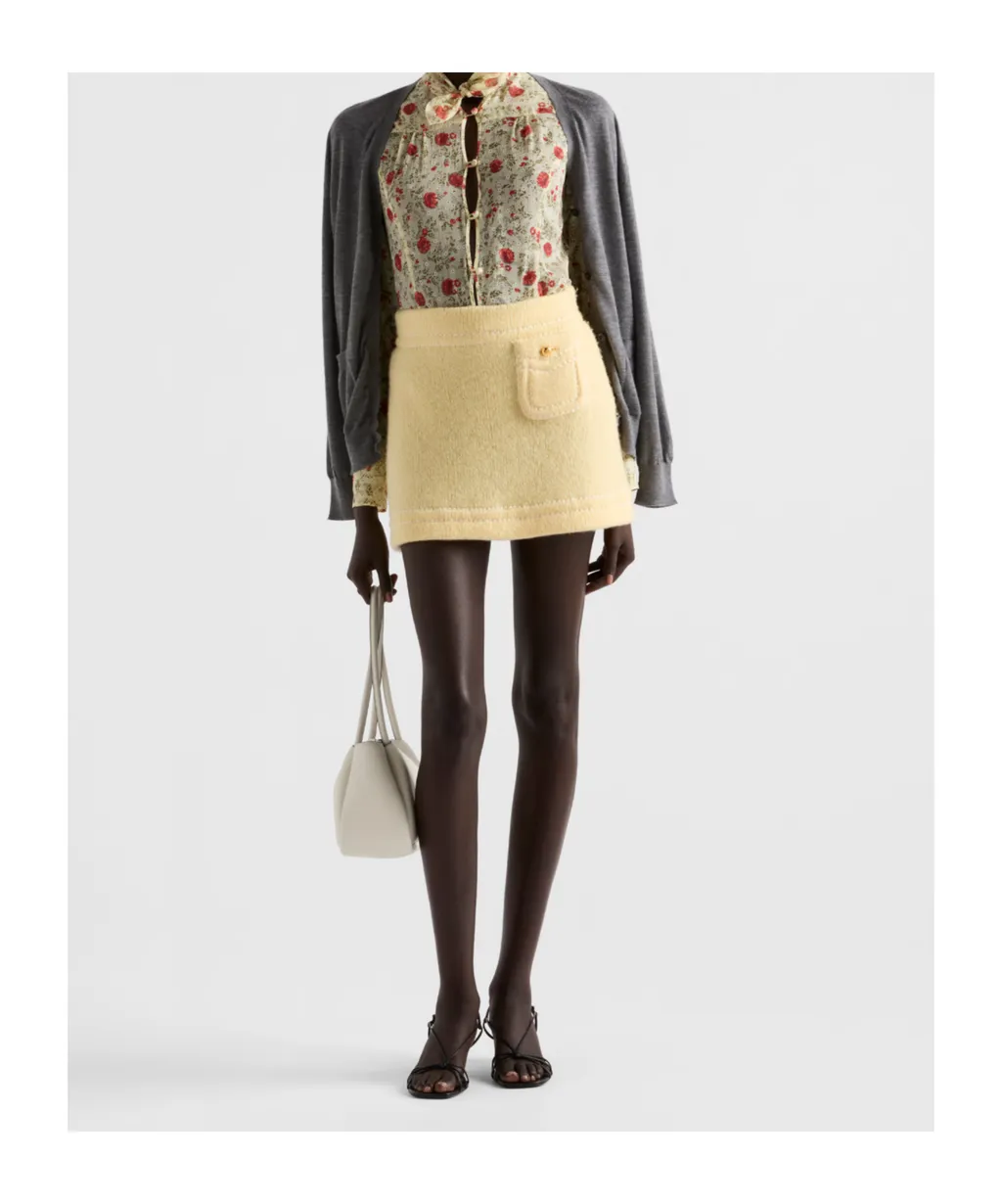 Knitted Mini Skirt